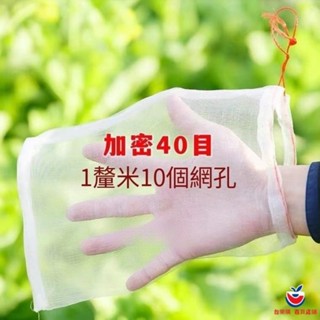 防蟲網袋 100個裝 尼龍 水果套袋 尼龍袋 可重複使用 疏果套袋 水果網袋 芭樂套袋 無花果套袋