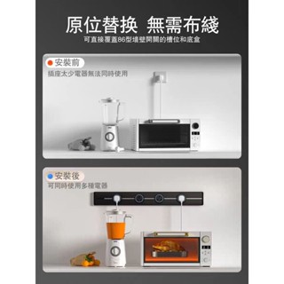 軌道插座 移動式插座 電源插座 電力軌道插座 軌道插座110V可移動電力usb明裝導軌式排插家用廚房無綫美規美式
