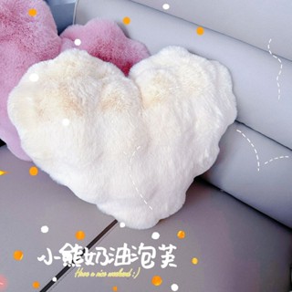 可愛造型愛心抱枕ins靠枕北歐超軟心形枕頭女生臥室睡覺護腰床頭沙發辦公室午睡靠 家居毛絨抱枕