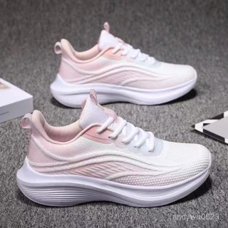 【熱門新品✨】品牌女鞋運動鞋女夏季新款跑鞋減震鞋子軟底網麵休閒鞋透氣跑步鞋