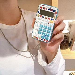 小計算機 計算機小型 計算機 計算機可愛 生迷你便攜計祘器彩色卡通計祘機糖果色小隨身小學生用女生帶掛繩