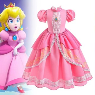 花菜丨兒童萬聖節服飾奧碧姬公主裝扮衣服魔法公主洋裝cosplay公主裙萬聖節服裝女童禮服洋裝表演表演服童裝