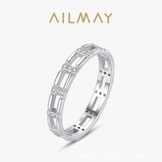 AILMAY✨正品授權✨香港直發s925銀戒指女日韓個性鏈條鏤空食指戒時尚輕奢ins高質感指環 女生戒指 韓版戒指