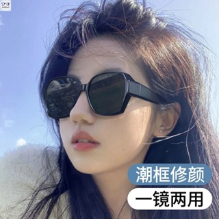 墨鏡套鏡 近視套鏡 套鏡偏光近視太陽鏡防紫外線強光大框墨鏡男女開車釣魚夾片眼鏡
