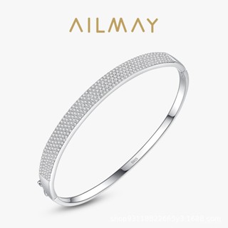 AILMAY✨正品授權✨香港直發s925純銀手鐲女歐美跨境奢華滿天星鑲鑽手環ins高階感跨境手飾品