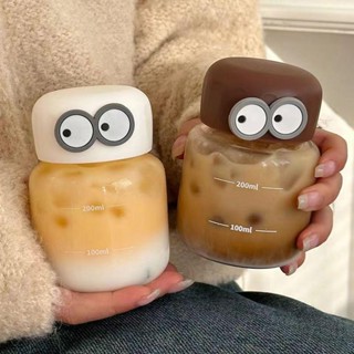 玻璃瓶 水壺 搖搖杯 刻度玻璃瓶 迷你玻璃杯 耐熱玻璃瓶 胖胖瓶早餐杯 玻璃水瓶 透明玻璃小水瓶 玻璃隨行杯 玻璃隨身瓶