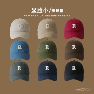 🔥臺灣精品🔥【超1韆迴頭客】R標咖啡色棒球帽女大頭圍新款顯臉小百搭運動帽子男ins鴨舌帽潮【水水優選】