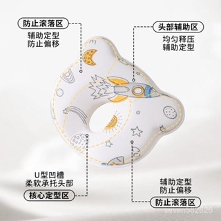 嬰兒新生糾正頭型矯正寶寶防偏頭0到6個月記憶棉枕頭新生兒定型枕[慧兒優選] FDT4