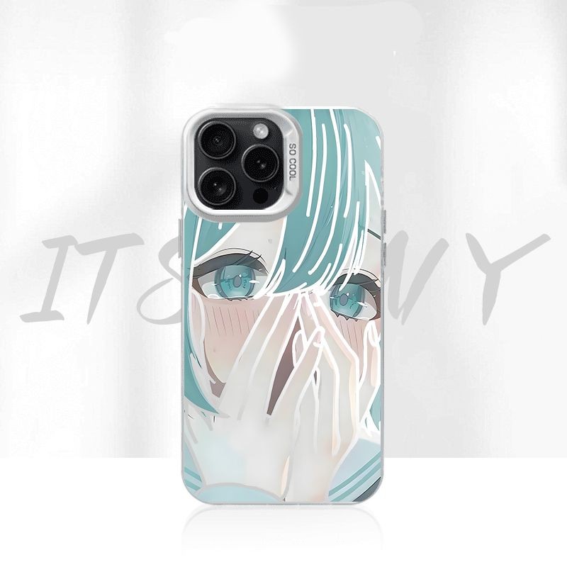 🔥好看的殼🔥初音未來手機殼彩銀適用 iPhone 三星 小米 oppo 保護殼