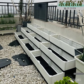 【臺灣熱賣】階梯種菜專用箱樓頂種菜盆種植箱梯田立體多層陽臺種菜箱架子特大