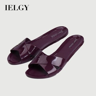 IELGY 拖鞋女家居浴室夏季純色pvc軟平底