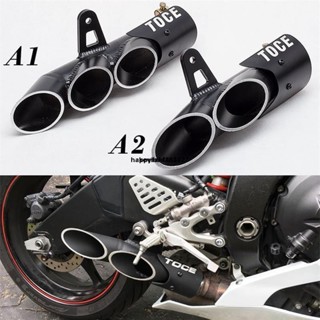 臺灣發貨 Toce雙孔三孔 38-51MM口徑 通用排氣管尾段 Z1000/勁戰/雷霆王