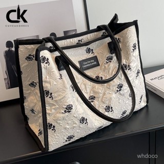👜 卿選好物 👜媽咪手提帆布包 大容量包包女 2024新款夏旅行包 短途單肩通懃託特包