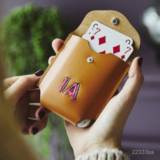 臺灣熱銷 克裡比奇遊戲撲克牌盒PU皮遊戲牌保護套塔羅牌收納包桌遊牌收納盒