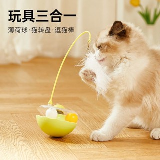 🔥新店特價 貓玩具 逗貓棒 不倒翁逗貓棒 寵物玩具 貓咪玩具 自嗨解悶神器 羽毛逗貓球 可拆卸 寵物用品 貓咪自嗨玩具