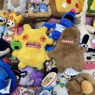 英國 fuggler 萌牙怪獸 街頭版 玩偶 放克牙寶 牙齒搞怪 毛絨公仔 娃 禮物 瑕疵版