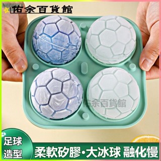 可開發票威士忌大冰球模具矽膠大號凍冰塊磨具足球籃球造型商用酒吧製冰器 冰塊模具 製冰模具 製冰器 製冰盒