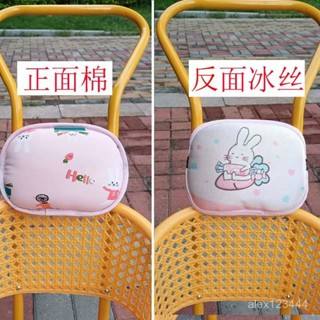 🔥臺灣出貨🍎夏季仿藤推車頭枕防撞嬰兒推車冬夏款頭枕遛娃車冰絲枕頭加厚通用