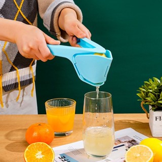 臺灣出貨手動便攜榨汁器多功能 家用級壓汁機 小型檸檬加厚塑膠榨汁機
