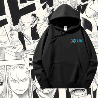 ㊣♡♥日系海賊王ONE PIECE聯名衛衣男女春秋冬季加絨學生青少年動漫潮情侶款T恤圓領T恤男生長袖上衣