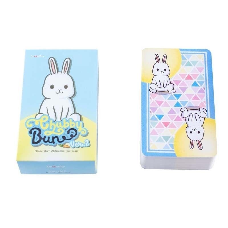 臺灣熱賣🔥偉特塔羅牌卡Chubby Bun Rabbit Tarot可愛兔子桌游卡神諭