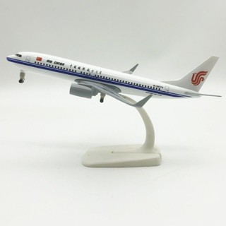 飛機模型 20cm中國國際航空公司國航波音B737合金模擬飛機模型航模帶起落架 航模客機 模擬原型機 航空模型