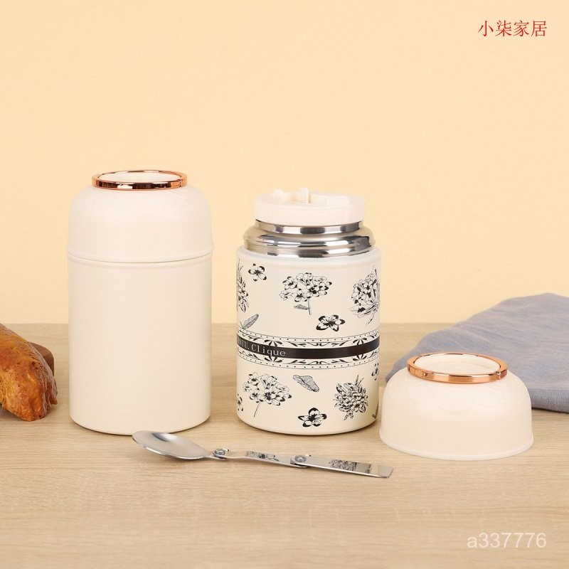 免火再煮鍋 燉鍋 悶燒鍋 節能鍋 保溫鍋 免煮鍋 保溫燉鍋 節能悶燒鍋 再煮節能鍋 保溫湯鍋新款不銹鋼印花手提燜燒杯大容