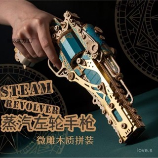 優質版 木質 3d立體拚圖 手工diy 拚裝狙擊模型 木質AK47模型 生日禮物 AWM模型3d模型蒸汽奇幻拚圖榫卯積木