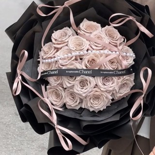臺灣發貨⚡【店鋪熱銷】花殼半成品包裝DIY圓形花束浪漫高階小香風網紅韓式diy禮盒