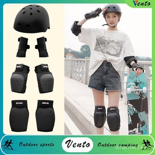 VENTO-滑板護具全套成人男女兒童膝蓋護肘保暖騎行防摔護膝頭盔裝備 W0EZ