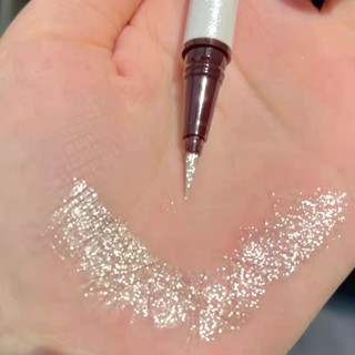 【臺灣出貨】🔥MIJIU✨【7146人好評】臥蠶筆提亮二合一爆閃碎鉆極細亮閃閃防水高光珠光眼線液自然持久