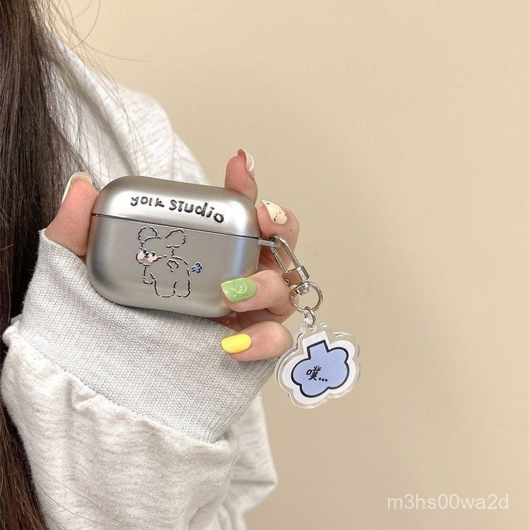 新款✨免運✨AirPods 保護殼 可爱放屁狗狗airpods4耳机保护套苹果蓝牙耳机壳2代3代pro少女萌