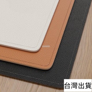 🔥臺灣出貨🔥 滑鼠墊 高階感皮革辦公桌墊電腦滑鼠墊鍵盤墊超大桌麵墊子防水寫字書桌墊 V5YN