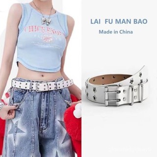 生活優選✅【店鋪熱銷】星星多孔百搭ins腰帶女款新款褲帶牛仔褲百褶裙子y2k朋克皮帶 SEWA