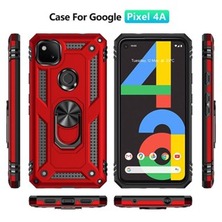 谷歌 保護殼 適用谷歌GOOglepixel4手機殼pixel4axl全包防摔指環4a 5g保護套硬