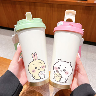陶瓷保溫杯 不銹鋼保溫杯 保溫瓶 水壺 水杯 水瓶 烏薩奇 吉伊卡哇 小八 飛鼠 車載水杯 咖啡杯 雙飲杯 兒童吸管杯
