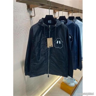 高品質新款長袖風衣 小怪獸拉鏈連帽風衣 薄款 連帽外套 風衣外套 防風外套 / 單色風衣 防曬外套 男女運動外套熱賣