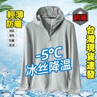 🔥臺灣出貨🔥冰絲防曬外套 防曬衣服男寬鬆透氣連帽外套休閒網眼戶外運動速幹皮膚衣 透氣爽感冰絲防曬衣 防曬外套 抗UV外套