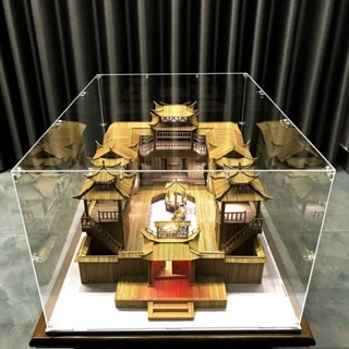 手辦展示盒 玩具收納盒 樂高展示盒 適用積木樂高透明展示盒亞克力賽車模型街景模型收納盒子大號 BDGU