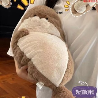 ✨爆款限時折扣✨可愛海豹毛絨玩具公仔床上陪睡抱枕海獺玩偶布娃娃送男女生日禮物 海豹 娃娃 抱枕MM0411
