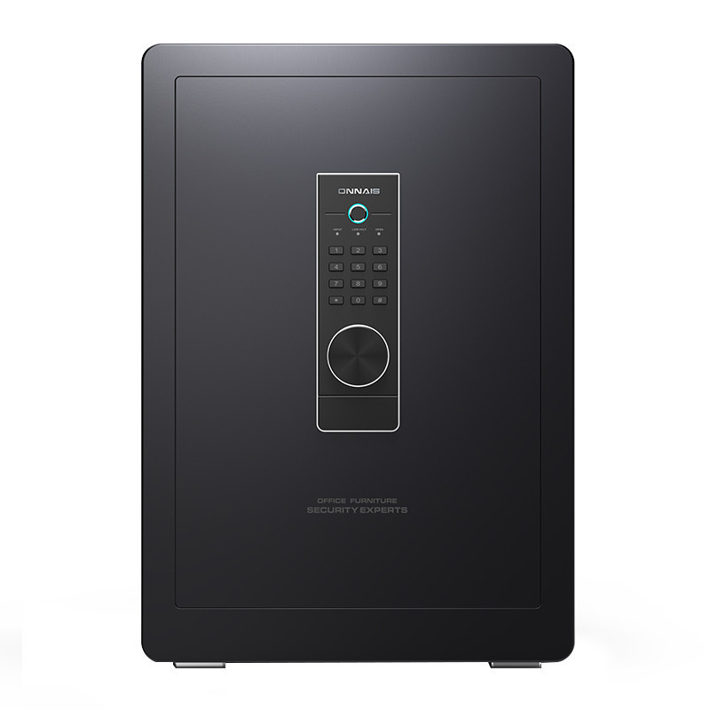 保險箱家用指紋保險箱報警辦公家庭入牆指紋密碼全鋼保險櫃小型迷妳防盜衣櫃內保管箱床頭文件櫃