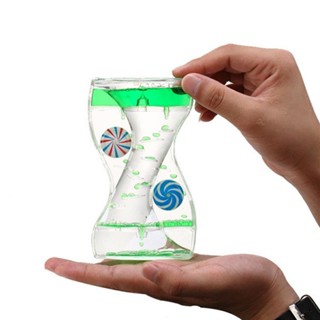 🌈臺灣出貨MY🌈永動機擺件 永動擺件 桌上擺件 旋轉風車雙輪減壓油滴創意家居液體沙漏計時裝飾擺件亞馬遜禮品🌈熱銷