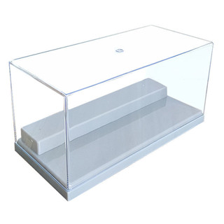 Lucky幸運星☆新品 盒玩 公仔展示盒 中號二層盲盒展示盒手辦模型透明收納罩整體免拚階梯公仔櫃架 盲盒收納 展示架