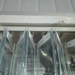 【客製送貨到府】滑動折疊推拉式軟門簾全連接移動空調隔熱擋風透明PVC保暖隔斷簾