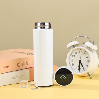 ∞新款304智慧顯溫直身杯雙層真空保溫杯商務辦公禮品杯可log咖啡保溫杯 隨身杯 隨行杯 吸管杯 水壺