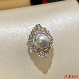最低出廠價🌟法式戒指🌟奢華珍珠微鑲滿鑽戒指女法式復古ins高階感指環網紅款抖音小紅書