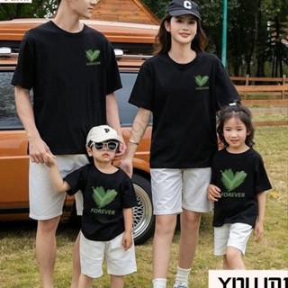 臺灣熱賣🚚親子裝母女 親子裝夏天 母女裝夏天 一家三口親子裝 全家福裝 全家裝 情侶裝 情侶衣服 母子裝純棉短袖T恤女