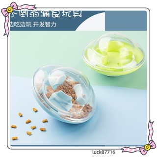 【寵物優選】精靈 用品款 狗玩具飛碟不倒翁漏食球 逗貓益智漏慢食玩具luck87716