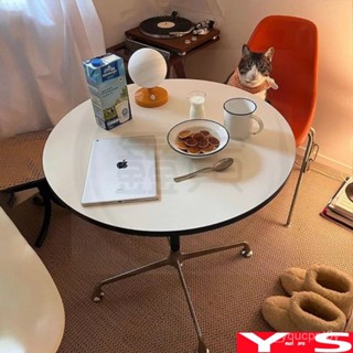 【YS】/簡約ins中古圓桌 咖啡桌 伊姆斯餐桌 小茶几 洽談桌 辦公桌 邊桌 桌子 RQ1V
