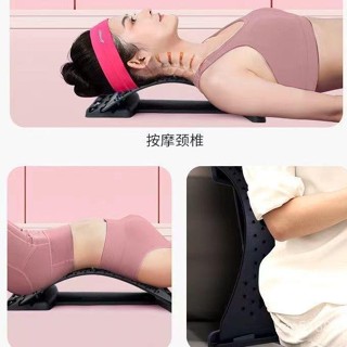 【貓貓公子】腰椎舒緩腰部拉伸背部脊椎牽引神器按摩 頂腰闆 背部伸展器 牽引器 拉背器 護腰腰間盤牽引器 腰椎矯正按摩器